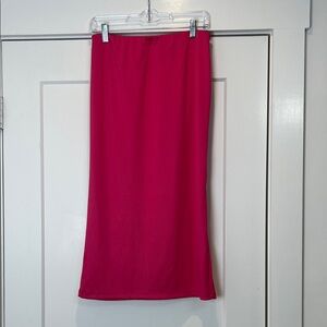 Hailey & Co. Elegant Pink maxi Women's Skirt size medium.